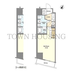 リテラス渋谷笹塚の物件間取画像